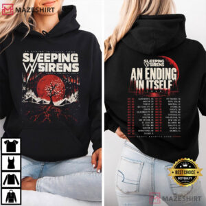 Sleeping With Sirens An Ending In Itself Tour 2026 Alternative Rock Concert T Shirt (2)