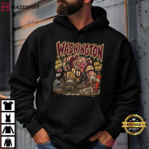 Washington Football Vintage Hog Retro DC Game Day Punk T Shirt (3)