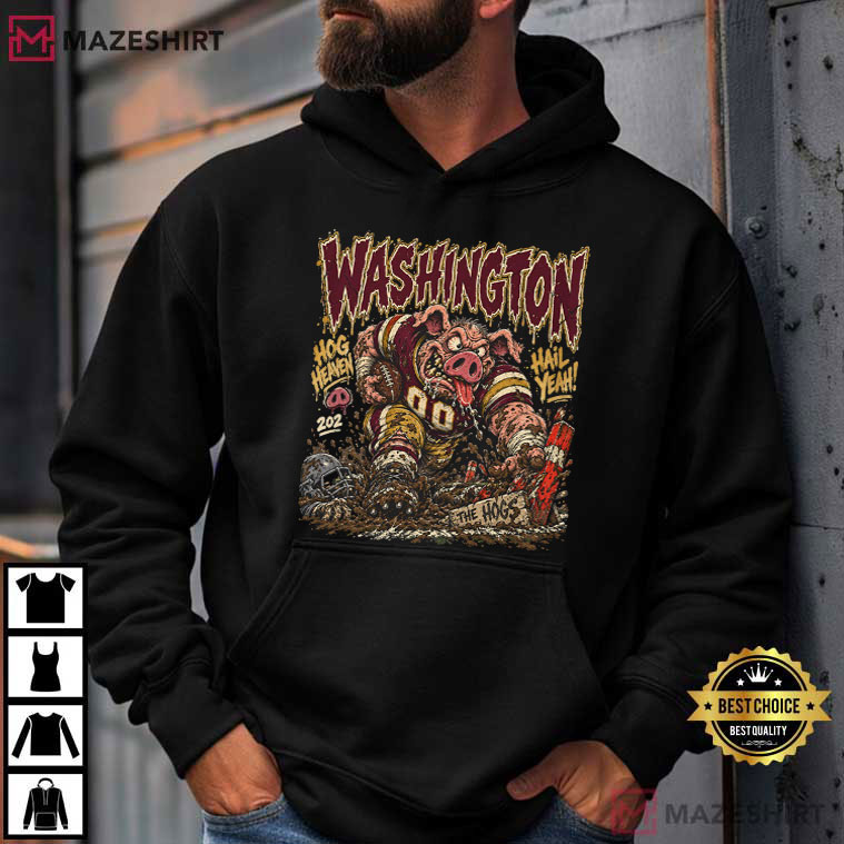 Washington Football Vintage Hog Retro DC Game Day Punk T-Shirt Washington Football Vintage Hog Retro DC Game Day Punk T-Shirt