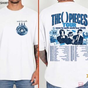Wave To Earths The Piece Tour 2026 World Tour Korean Indie Band T Shirt (1)