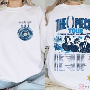 Wave To Earths The Piece Tour 2026 World Tour Korean Indie Band T Shirt (3)