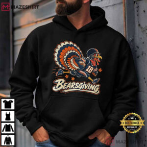 Beargiving Chicago Bears Football Bear Turkey Day Thanksgiving T Shirt (4)