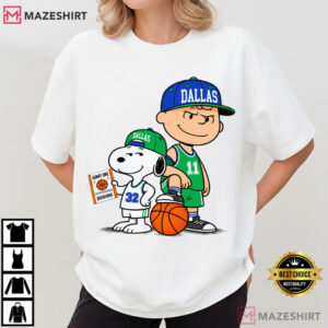 Dallas Cute Cartoon Basketball Vintage Game Day T Shirt (1)