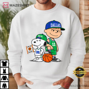Dallas Cute Cartoon Basketball Vintage Game Day T Shirt (2)