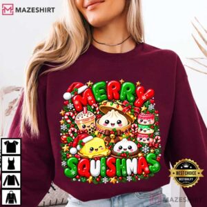 Christmas Glitter Cute Squishy Lover 2026 T Shirt (3)