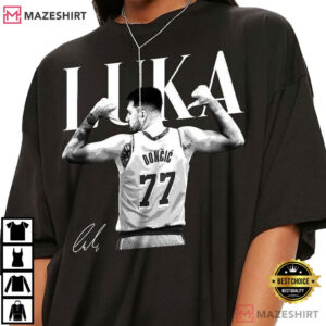 Luka Doncic Basketball Vintage Los Angeles Fan T Shirt (4)