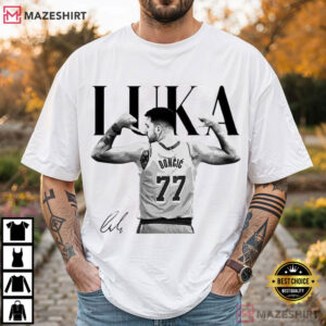 Luka Doncic Basketball Vintage Los Angeles Fan T Shirt (1)