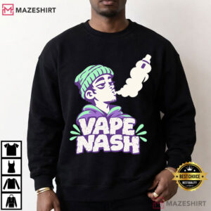 Vape Nash Cartoon Funny Vaping Cloud Chaser T Shirt (3)