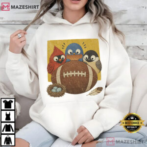 Bird Lover Football Cute Season Game Day T Shirt (4)