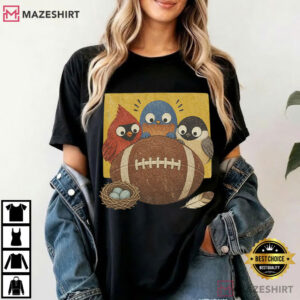 Bird Lover Football Cute Season Game Day T Shirt (2)