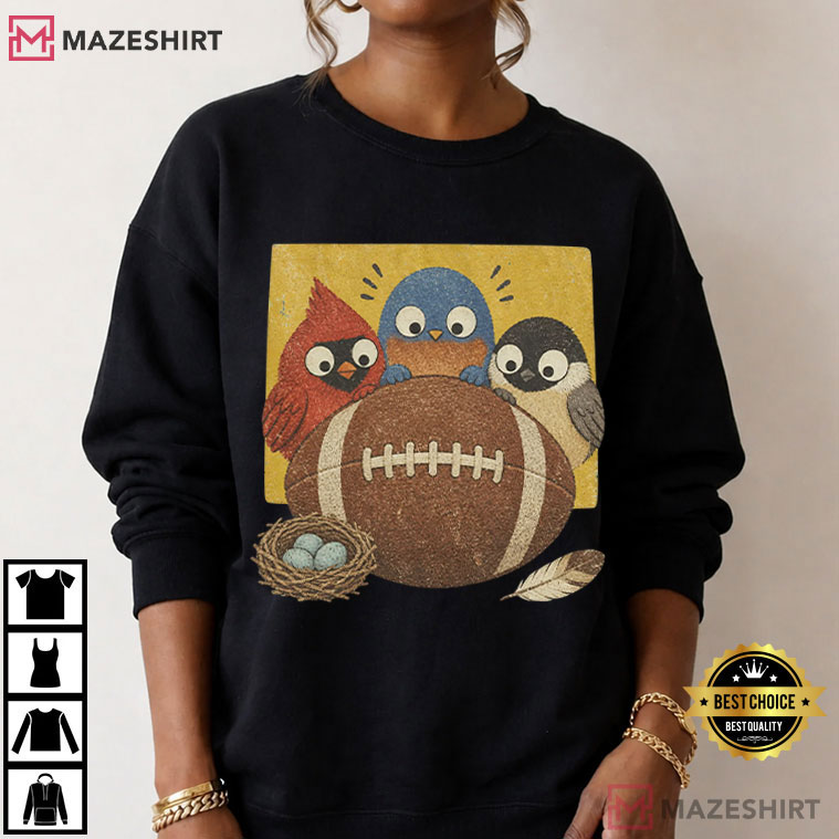 Bird Lover Football Cute Season Game Day T-Shirt Bird Lover Football Cute Season Game Day T-Shirt