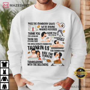 Bob’s Burgers Thanksgiving With The Belchers Turkey Day T Shirt (1)
