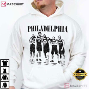 Philadelphia 76ers Vintage Philly Basketball Fan Gift T Shirt (3)