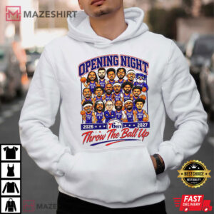 Philadelphia Opening Night 2026 2027 Throw The Ball Up Basketball T Shirt (4)